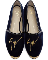 Espadrilles bleu marine Giuseppe Zanotti