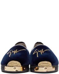 Espadrilles bleu marine Giuseppe Zanotti