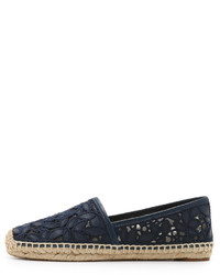 Espadrilles bleu marine Tory Burch