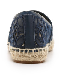 Espadrilles bleu marine Tory Burch