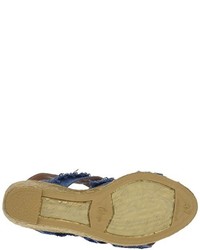 Espadrilles bleues Castaner