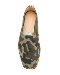 Espadrilles camouflage olive Castaner