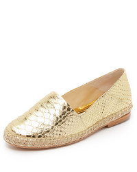 Espadrilles dorées Alexandre Birman