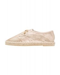 Espadrilles dorées Andre