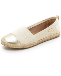 Espadrilles dorées