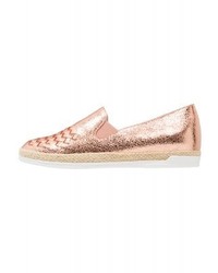 Espadrilles en cuir beiges ara
