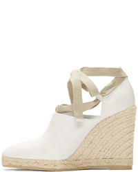 Espadrilles en cuir beiges Loewe