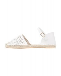 Espadrilles en cuir blanches Dorothy Perkins