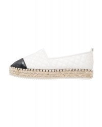 Espadrilles en cuir blanches LOST INK
