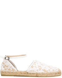 Espadrilles en cuir blanches No.21