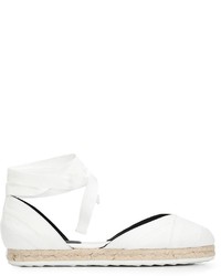 Espadrilles en cuir blanches Pierre Hardy