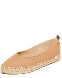 Espadrilles en cuir marron clair Matt Bernson