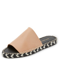 Espadrilles en cuir marron clair Matt Bernson