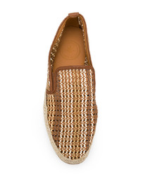 Espadrilles en cuir marron clair N.D.C. Made By Hand