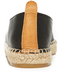 Espadrilles en cuir marron clair Matt Bernson