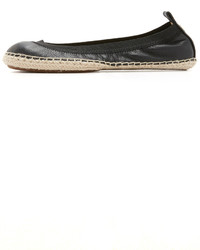 Espadrilles en cuir noires Yosi Samra