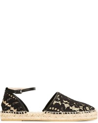 Espadrilles en cuir noires No.21