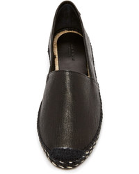 Espadrilles en cuir noires Rag & Bone