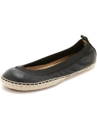 Espadrilles en cuir noires Yosi Samra