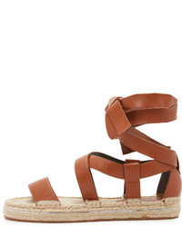 Espadrilles en cuir tabac Rebecca Minkoff