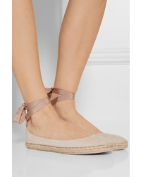 Espadrilles en daim beiges AERIN