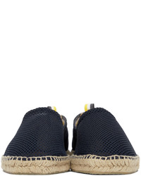 Espadrilles en daim bleu marine Castaner