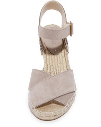 Espadrilles en daim grises Soludos