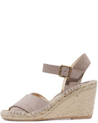 Espadrilles en daim grises Soludos