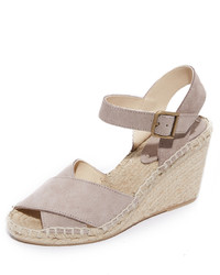 Espadrilles en daim grises Soludos