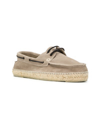 Espadrilles en daim marron clair Manebi