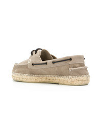 Espadrilles en daim marron clair Manebi