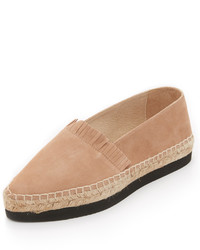 Espadrilles en daim marron clair Paloma Barceló