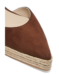 Espadrilles en daim marron Paul Andrew