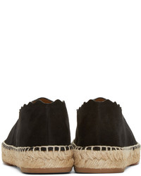 Espadrilles en daim noires Chloé