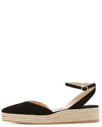 Espadrilles en daim noires Paul Andrew