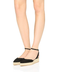 Espadrilles en daim noires Paul Andrew