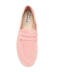 Espadrilles en daim roses Manebi