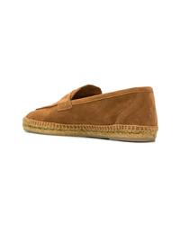 Espadrilles en daim tabac Castaner