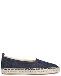 Espadrilles en denim bleu marine Paul Andrew