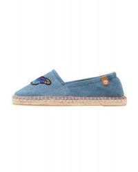Espadrilles en denim bleues Tamaris