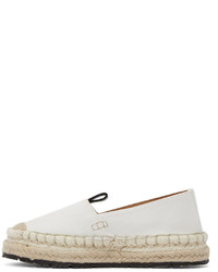 Espadrilles en toile beiges Acne Studios