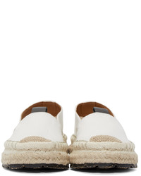 Espadrilles en toile beiges Acne Studios