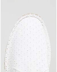 Espadrilles en toile blanches Asos