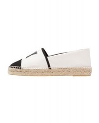 Espadrilles en toile blanches Karl Lagerfeld