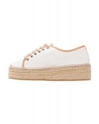 Espadrilles en toile blanches Marc O'Polo