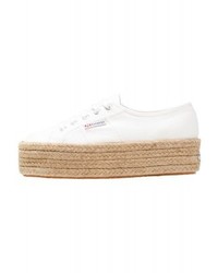 Espadrilles en toile blanches Superga