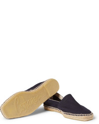 Espadrilles en toile bleu marine Castaner