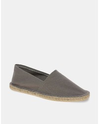 Espadrilles en toile grises Asos