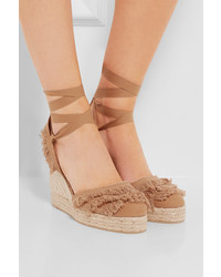 Espadrilles en toile marron clair Castaner