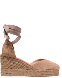 Espadrilles en toile marron clair Castaner